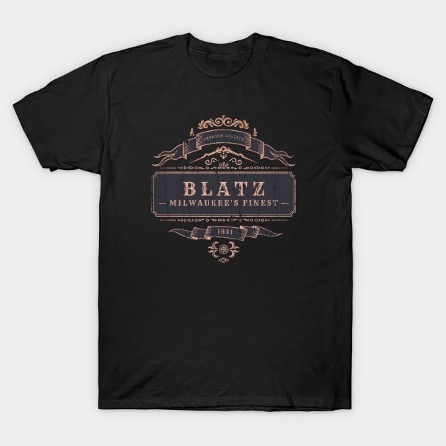 Blatz Beer Milwaukee T-Shirt by Sultanjatimulyo exe